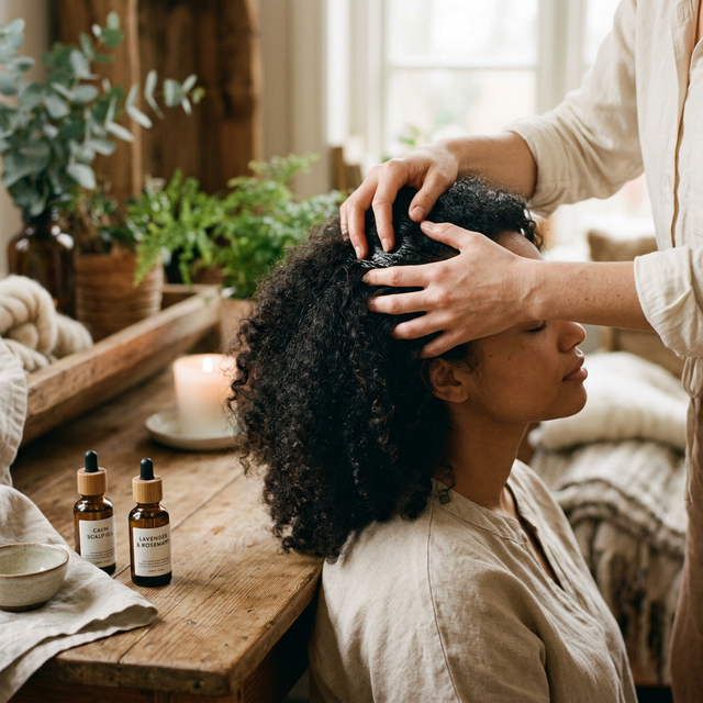 Gros plan sur des cheveux fins montrant leur texture délicate